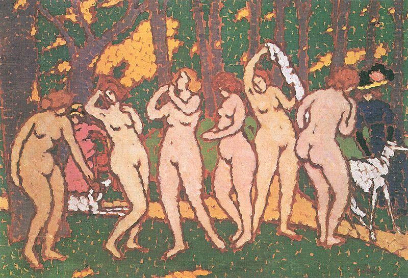 Jozsef Rippl-Ronai Park with Nudes china oil painting image